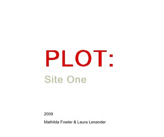 PLOT: Site One book cover