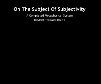 On The Subject Of Subjectivity book cover