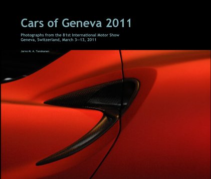 Cars of Geneva 2011 book cover