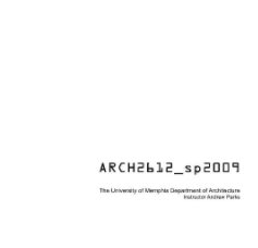 Arch2612_sp2009 book cover