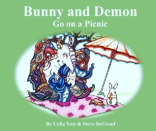 Bunny and Demon Go on a Picnic (10"x8") book cover