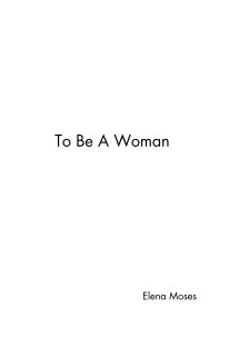 To Be A Woman book cover
