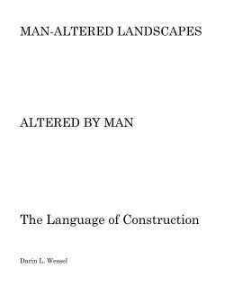MAN-ALTERED LANDSCAPES ALTERED BY MAN book cover
