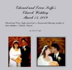 Edward and Erica Soefje's Church Wedding March 14, 2009 book cover