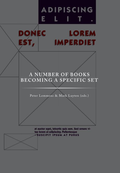 Ver A number of books becoming a specific set (Sep 2014) por Peter Lemmens & Mark Luyten (eds.)