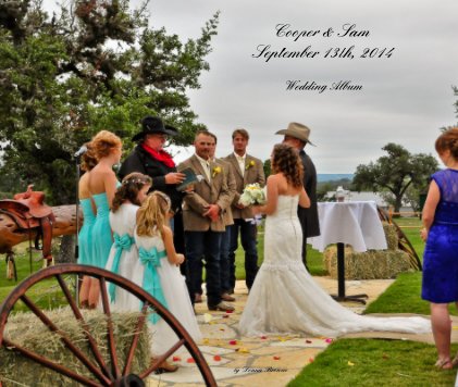 Cooper & Sam September 13th, 2014 Wedding Album book cover