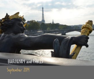 BURGUNDY and PARIS September 2014 book cover
