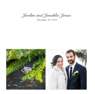 Jordan and Janahlee Jonas December 28, 2013 book cover
