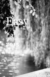 Easy Weekly planner 2015 book cover