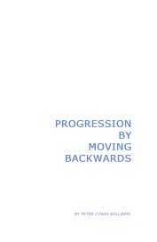 PROGRESSION BY MOVING BACKWARDS book cover