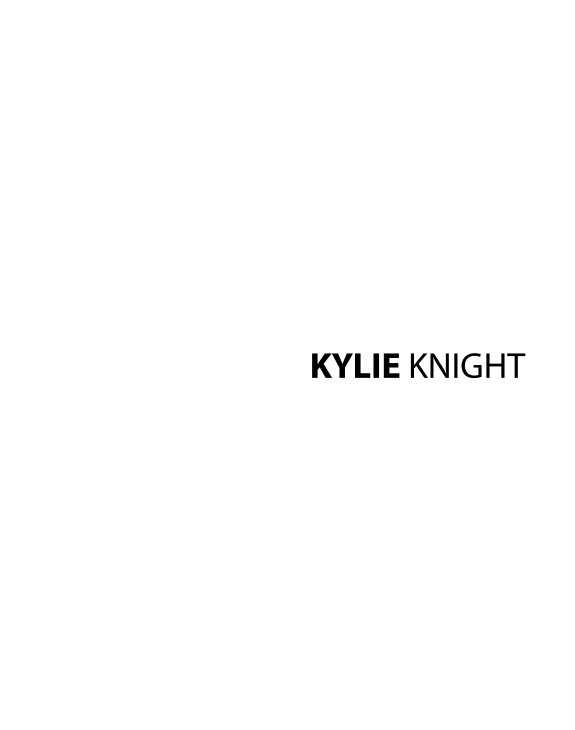 Bekijk Kylie Knight Portfolio 2014 op Kylie Knight