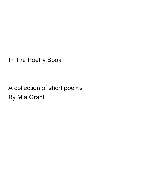 Ver In The Poetry Book por Mia Grant