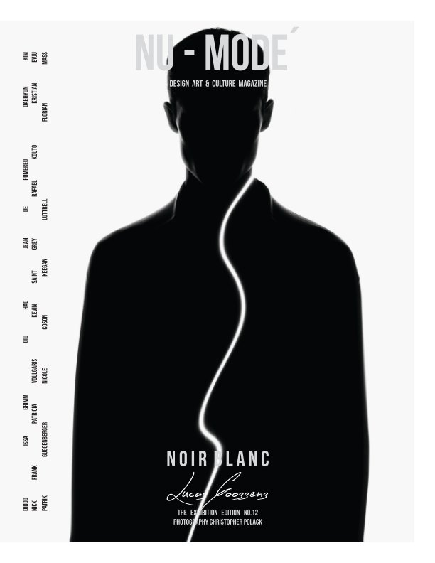 Ver "Noir Blanc" The Exhibition Edition Featuring Lucas Goossens Softcover Book por Nu-Mode´