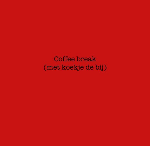 Ver Coffee break por Ana Inigo Olea