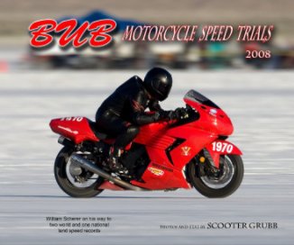 2008 BUB Motorcycle Speed Trials Scherer cover book cover