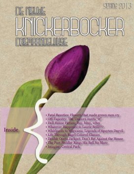 Knickerbocker Magazine / Spring 2013  / Premium Paper $50.00 book cover