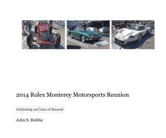 2014 Rolex Monterey Motorsports Reunion book cover