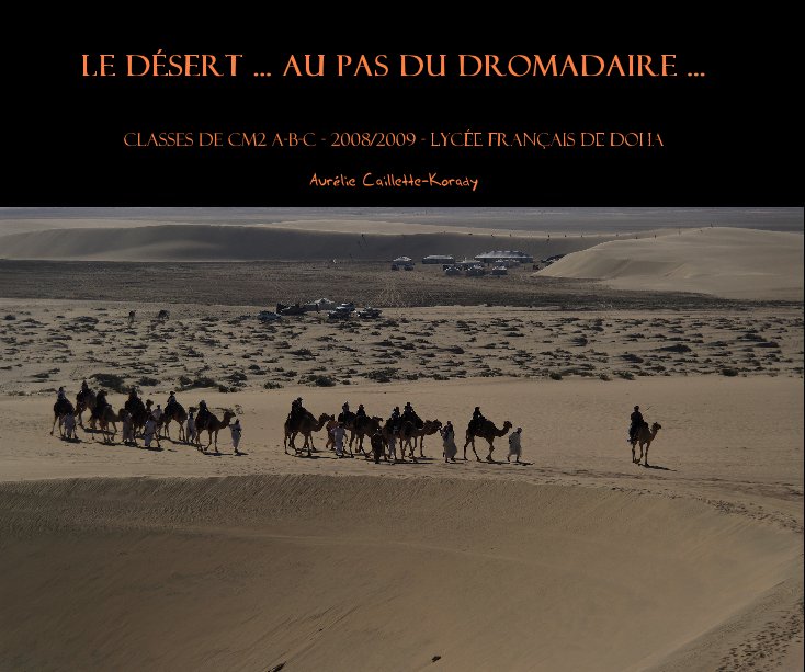 View Le Desert ... au pas du Dromadaire ... by Aurelie Caillette-Korady