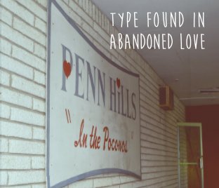 Type Found in Abandoned Love book cover