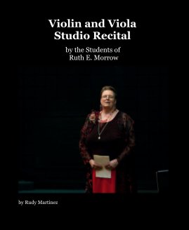 Violin and Viola Studio Recital book cover