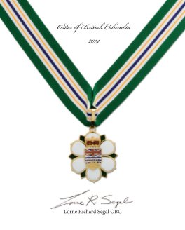 Lorne Segal, Order of British Columbia book cover