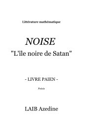 Littérature mathématique NOISE "L'île noire de Satan" - LIVRE PAIEN - Poésie book cover