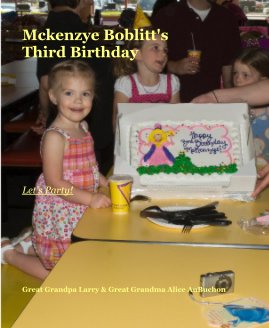 Mckenzye Boblitt's Third Birthday book cover