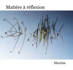 Matière à réflexion book cover