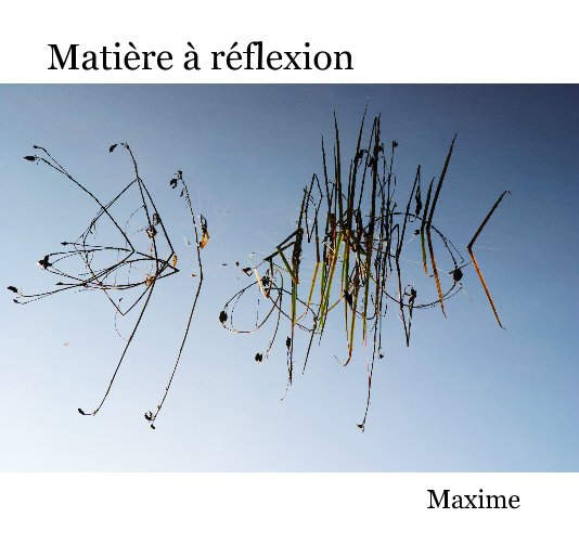 Bekijk Matière à réflexion op Maxime Gaillard