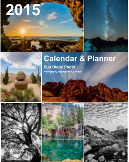 Sun Diego Photo Calendar & Planner Image Wrap Coffee Table Book book cover