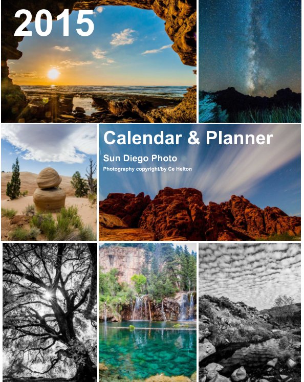 View Sun Diego Photo Calendar & Planner Image Wrap Coffee Table Book by Ce Helton