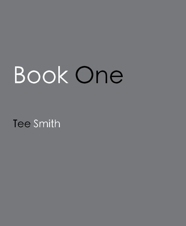 Visualizza Book One di Tee Smith