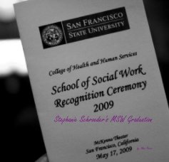 Stephanie Schroeder's MSW Graduation book cover