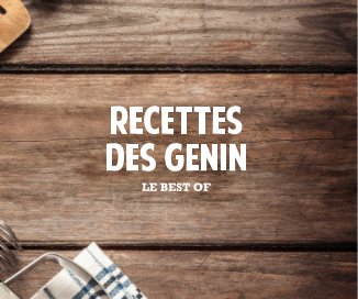 RECETTES DES GENIN book cover
