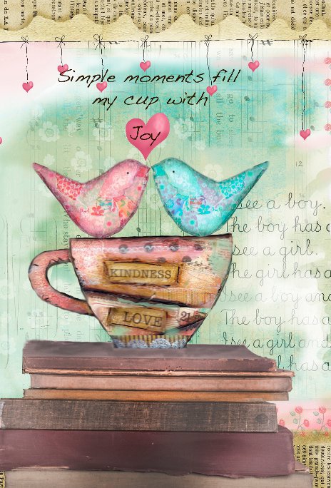 View Notebook Fill my cup with Joy by Petites Dolls By Moki