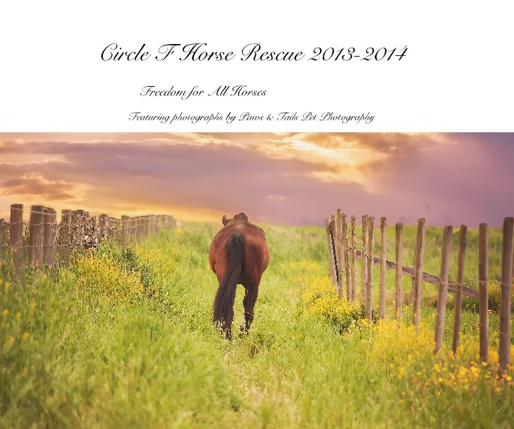 Ver Circle F Horse Rescue 2013-2014 por Featuring photographs by Paws & Tails Pet Photography