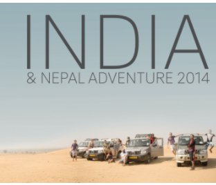 The Nepal India Adventure 2014 book cover
