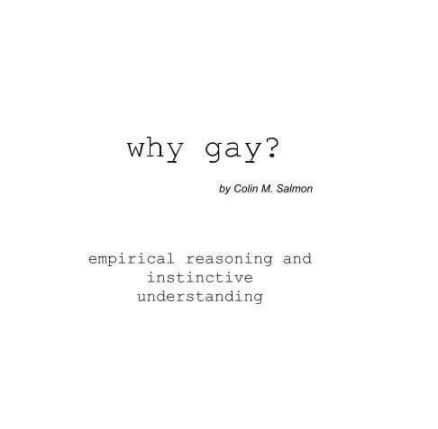 Visualizza why gay? di Colin Salmon