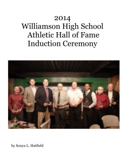 2014 Williamson High School Athletic Hall of Fame Induction Ceremony book cover