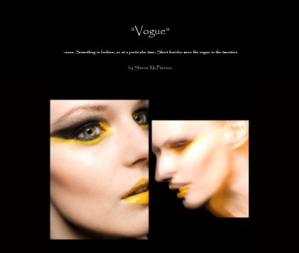 "Vogue" book cover