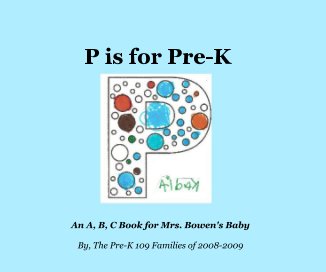 P is for Pre-K book cover