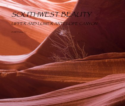 SOUTHWEST BEAUTY UPPER AND LOWER ANTELOPE CANYON PORTFOLIO 1 book cover