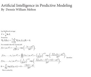 AI Predictive Modeling book cover
