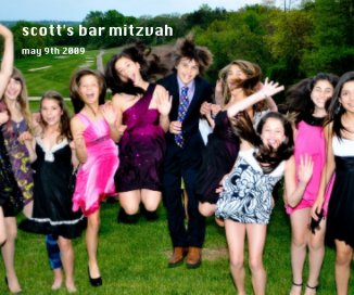 scott's bar mitzvah may 9th 2009 book cover
