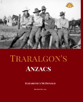Traralgon's Anzacs book cover