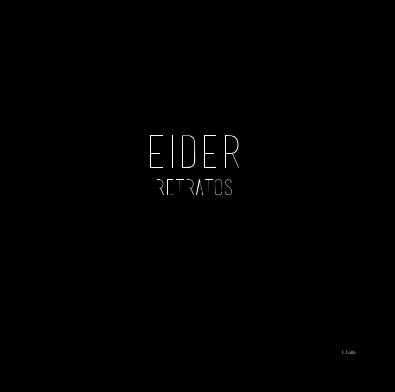 Eider Retratos book cover