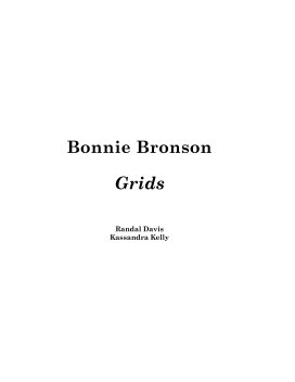Bonnie Bronson - Grids book cover