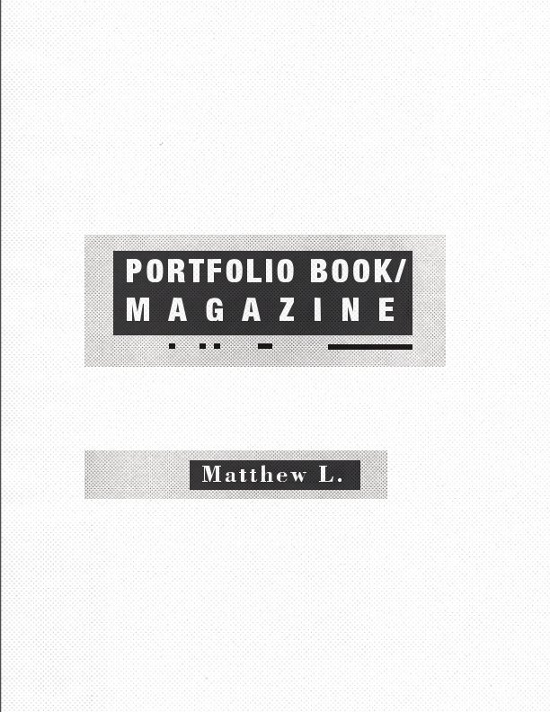 Bekijk Portfolio Magazine op Matthew L