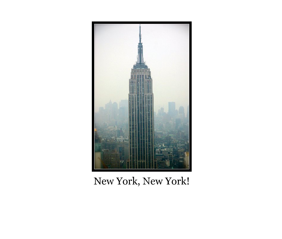 Ver New York, New York! por Ilona De March