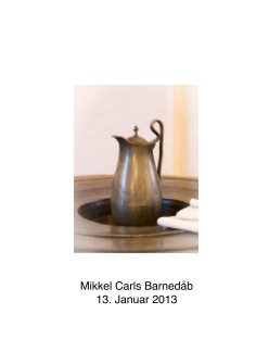 Mikkel Carls Barnedåb book cover